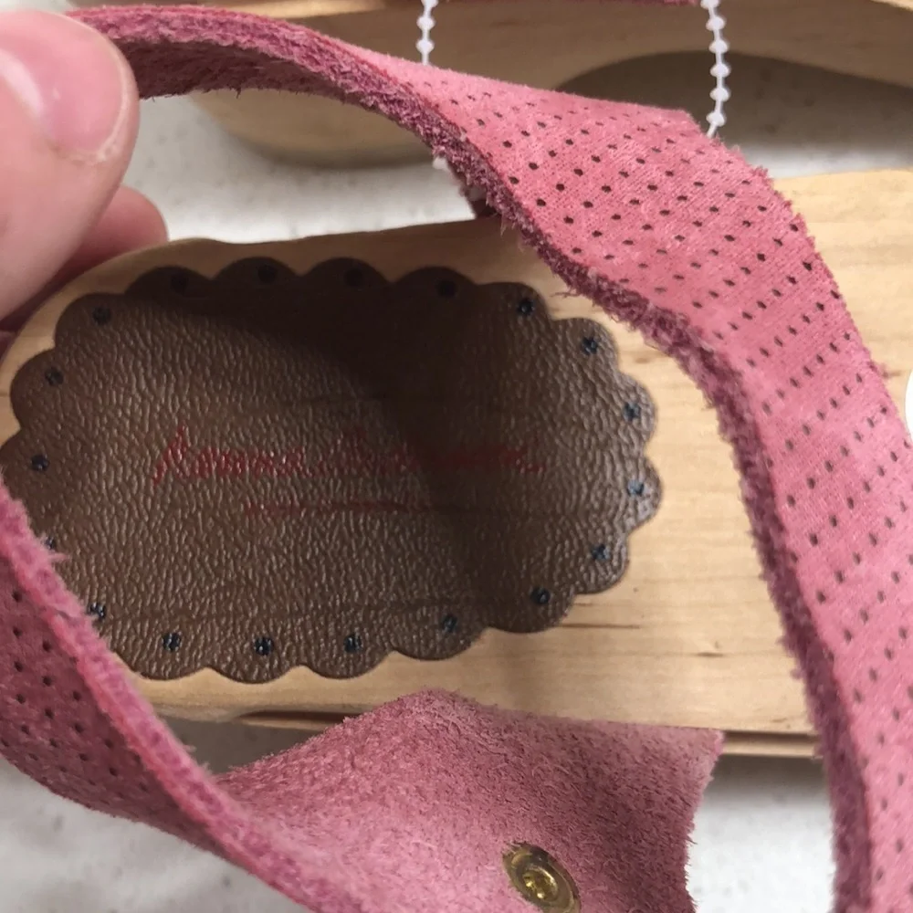 Hanna Andersson Pink Girl Sandals 4